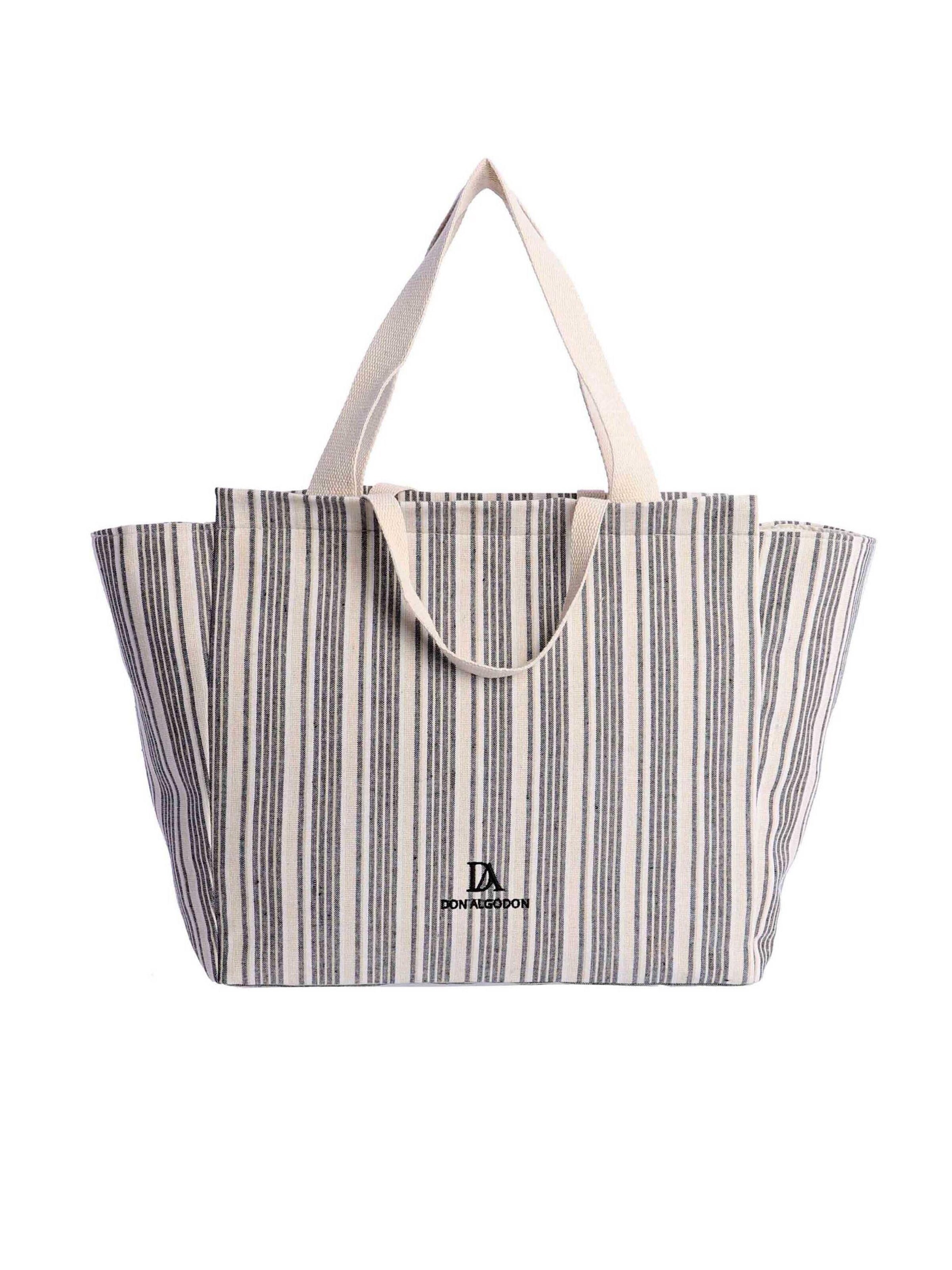 Don Algodon - Shopper 'Madeira' en blanco: frente