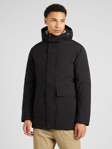 JACK & JONES Jacke 'Tate' in Schwarz: Vorderseite