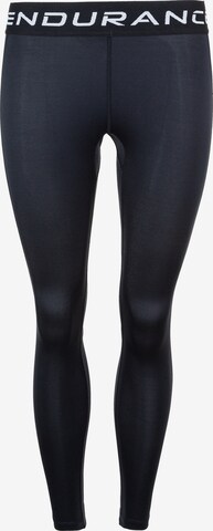 ENDURANCE Skinny Workout Pants 'Power' in Black: front