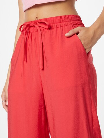 Wide Leg Pantalon 'ELLA-PA3' SISTERS POINT en rouge