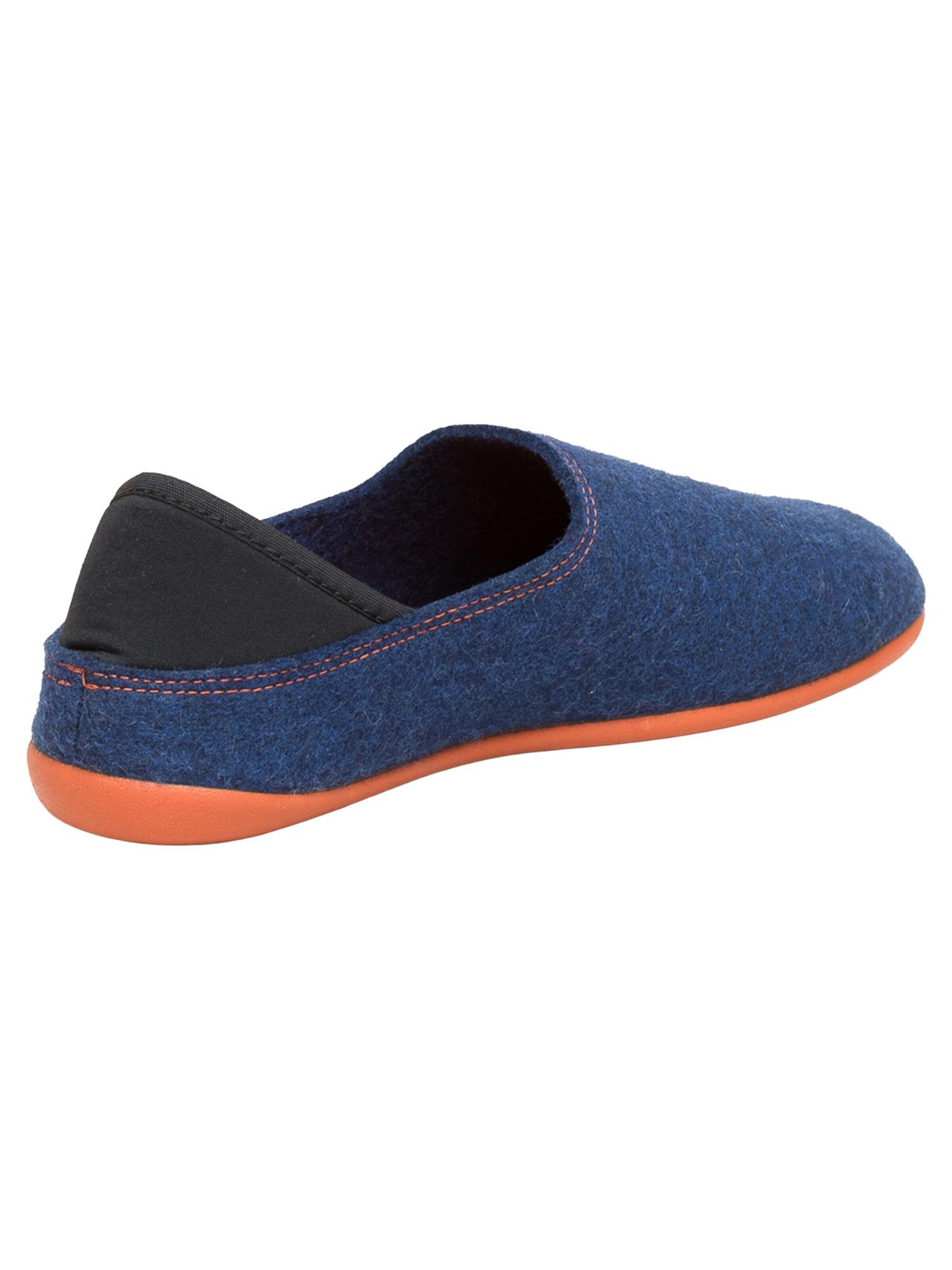 Gottstein Classic Flats 'Wool Slip-On' in Blue