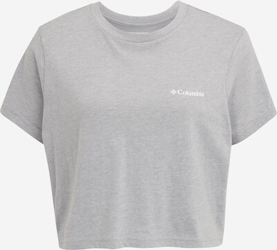 COLUMBIA T-Shirt in graumeliert / weiß, Produktansicht