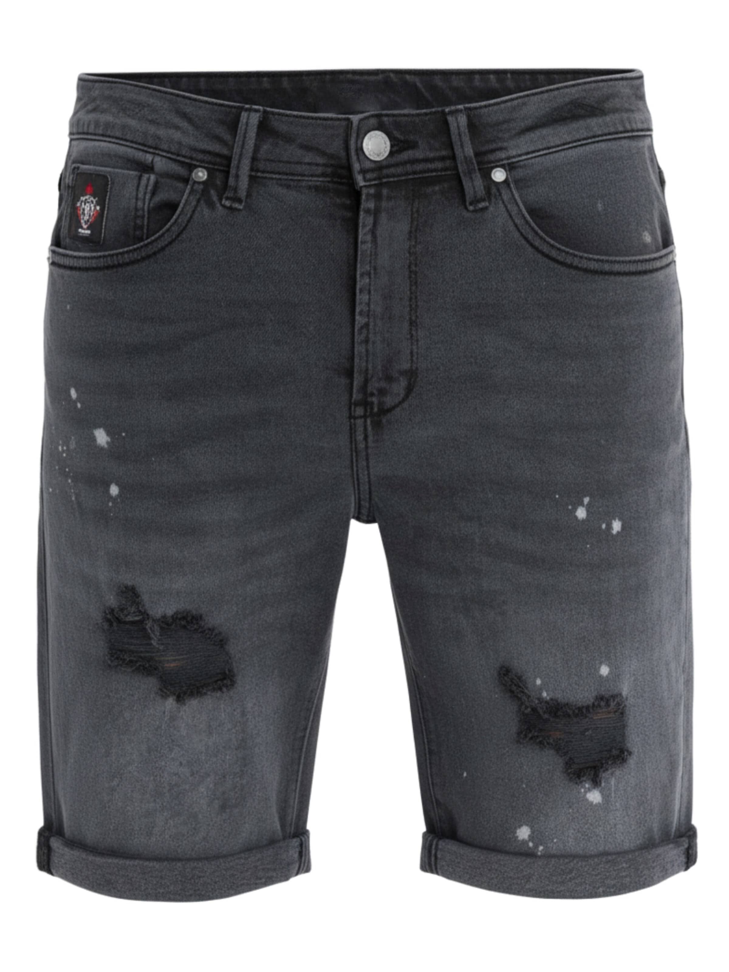 Ombre Regular Jeans‌‌‌‌ in Grau: Vorderseite