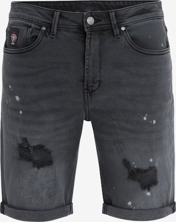 Ombre Regular Jeans in Grau: Vorderseite