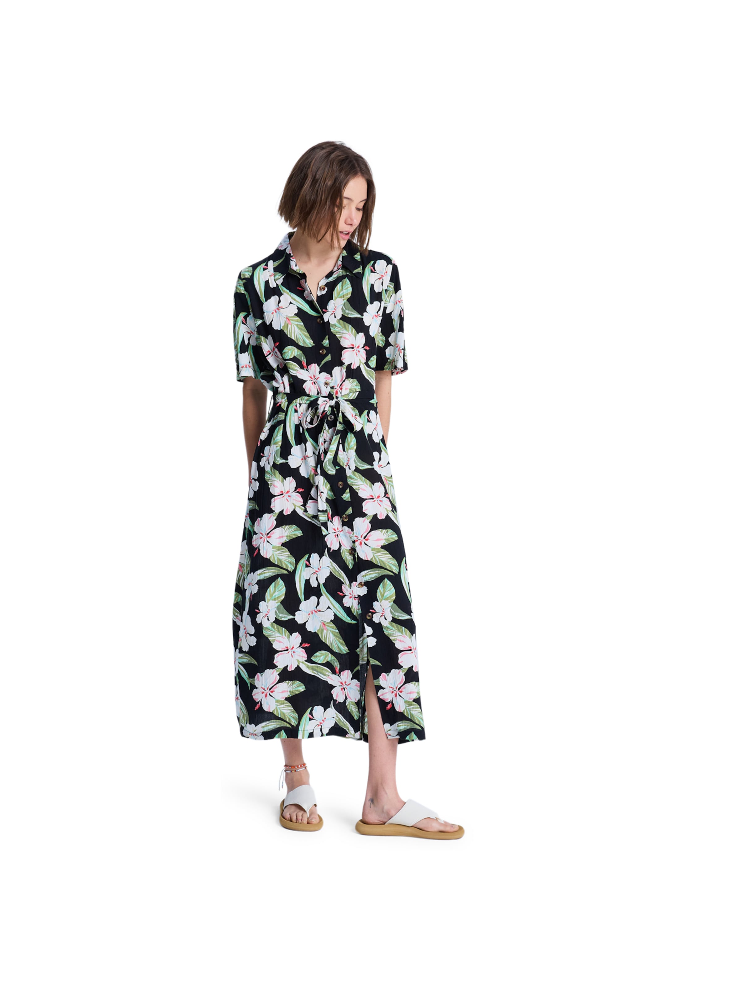 ROXY Kleid 'Island Escape' in Grün: Vorderseite