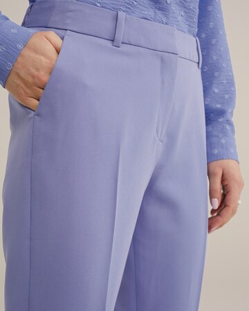 Coupe slim Pantalon WE Fashion en violet