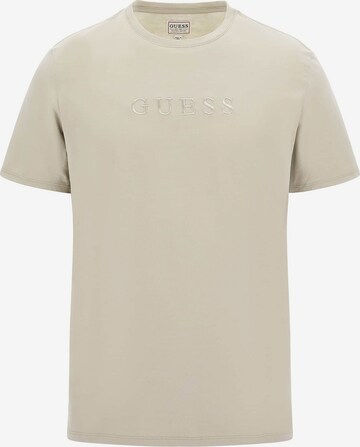 GUESS - Camisa 'Classic' em bege: frente