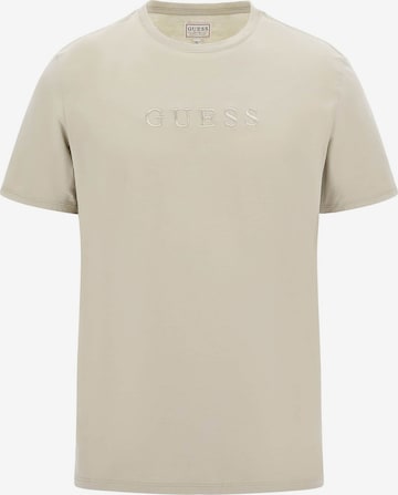 T-Shirt 'Classic' GUESS en beige : devant