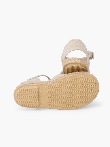 Sandales Pisamonas en beige