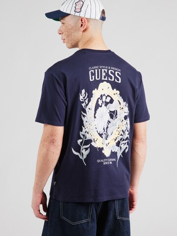 GUESS T-Shirt in Blau: Vorderseite