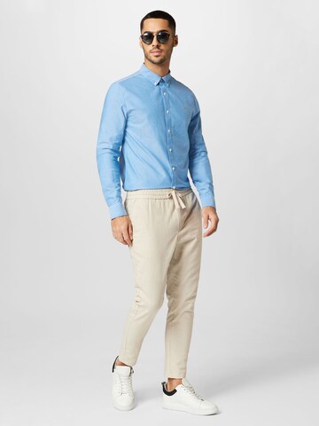 FARAH Regular Fit Hemd 'BREWER' in Blau