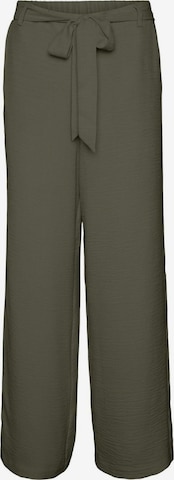 VERO MODA Wide leg Pants 'MELONY' in Green: front