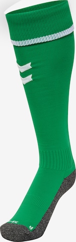 Hummel Sportsocken 'Core' in Grün: Vorderseite
