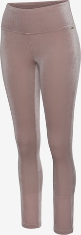 LASCANA - Skinny Leggings em rosa