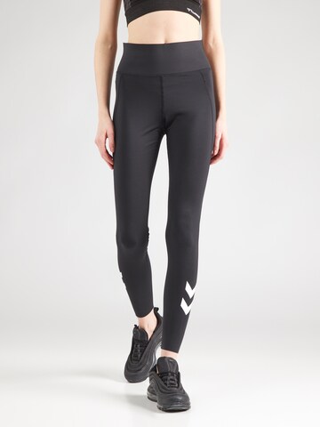 Hummel Skinny Sports trousers 'MT GRACE' in Black: front