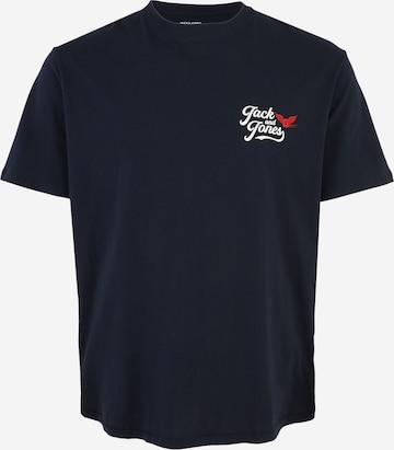 Jack & Jones Plus Футболка 'JJLEGEND' в Синий: спереди