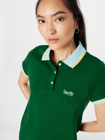 LEVI'S ® Jurk 'Pia Polo Dress' in Groen