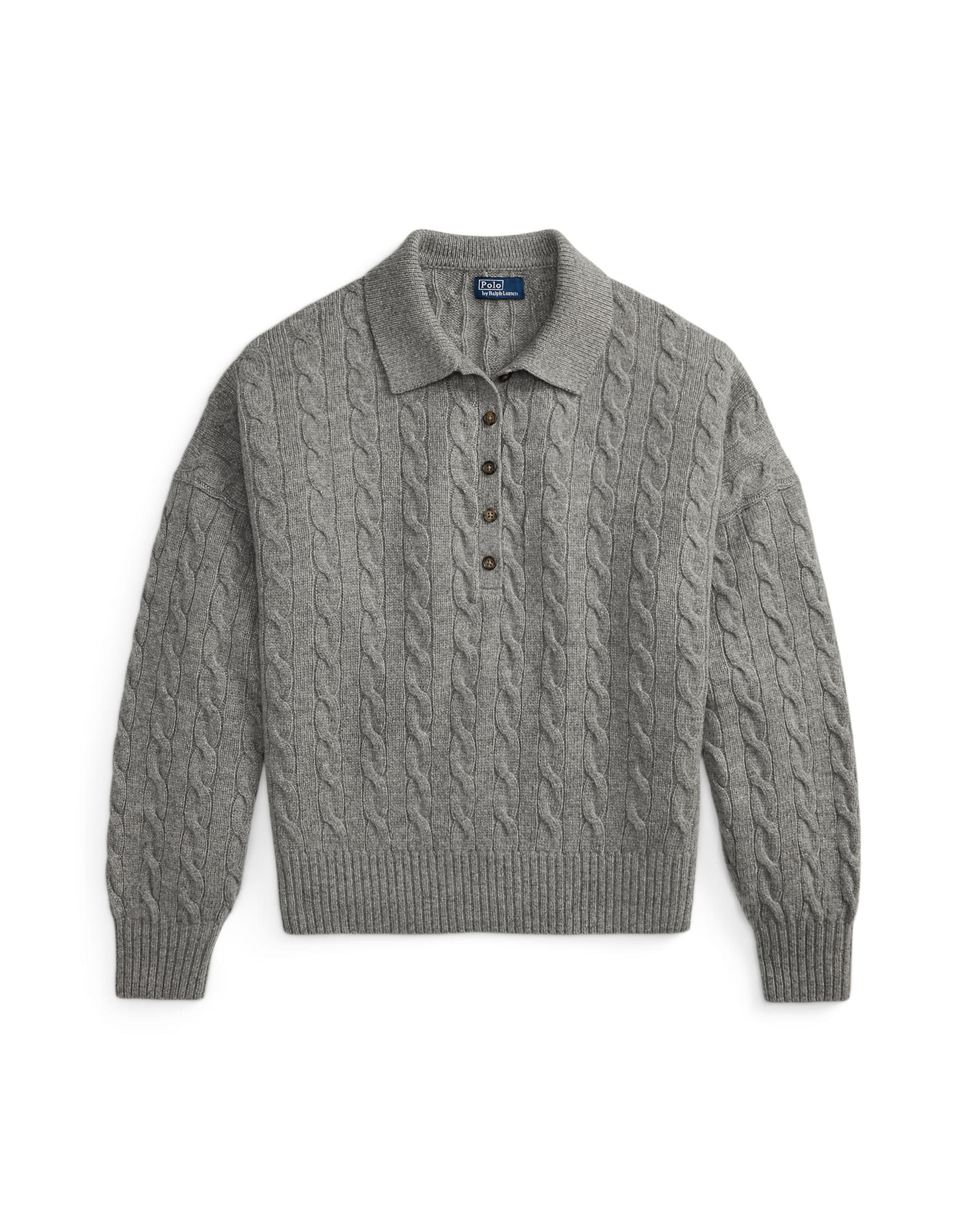 Polo Ralph Lauren Πουλόβερ σε γκρι: μπροστά