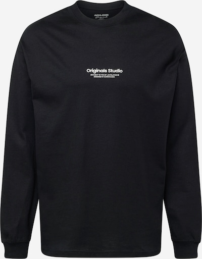 JACK & JONES Shirt 'Vesterbro' in de kleur Zwart / Wit, Productweergave