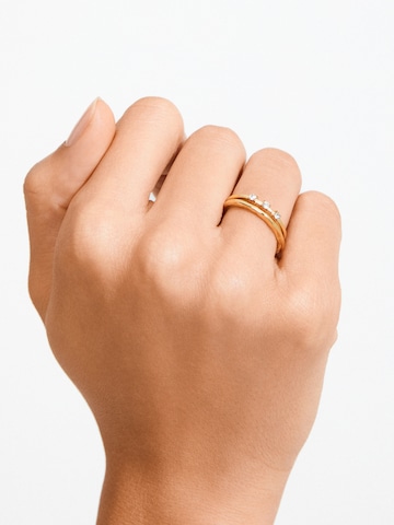 Pilgrim Ring 'Ivarin' i guld: framsida