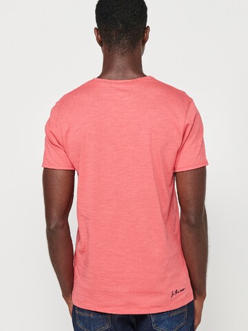 KOROSHI T-shirt i rosa