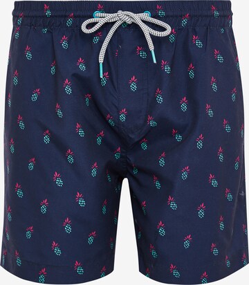 Threadbare Zwemshorts 'Manaus' in Blauw: voorkant