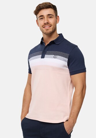 T-Shirt 'Mobile' INDICODE JEANS en rose : devant