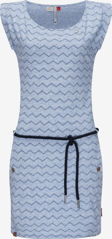 Ragwear Summer Dress 'Tag Chevron' in Blue: front