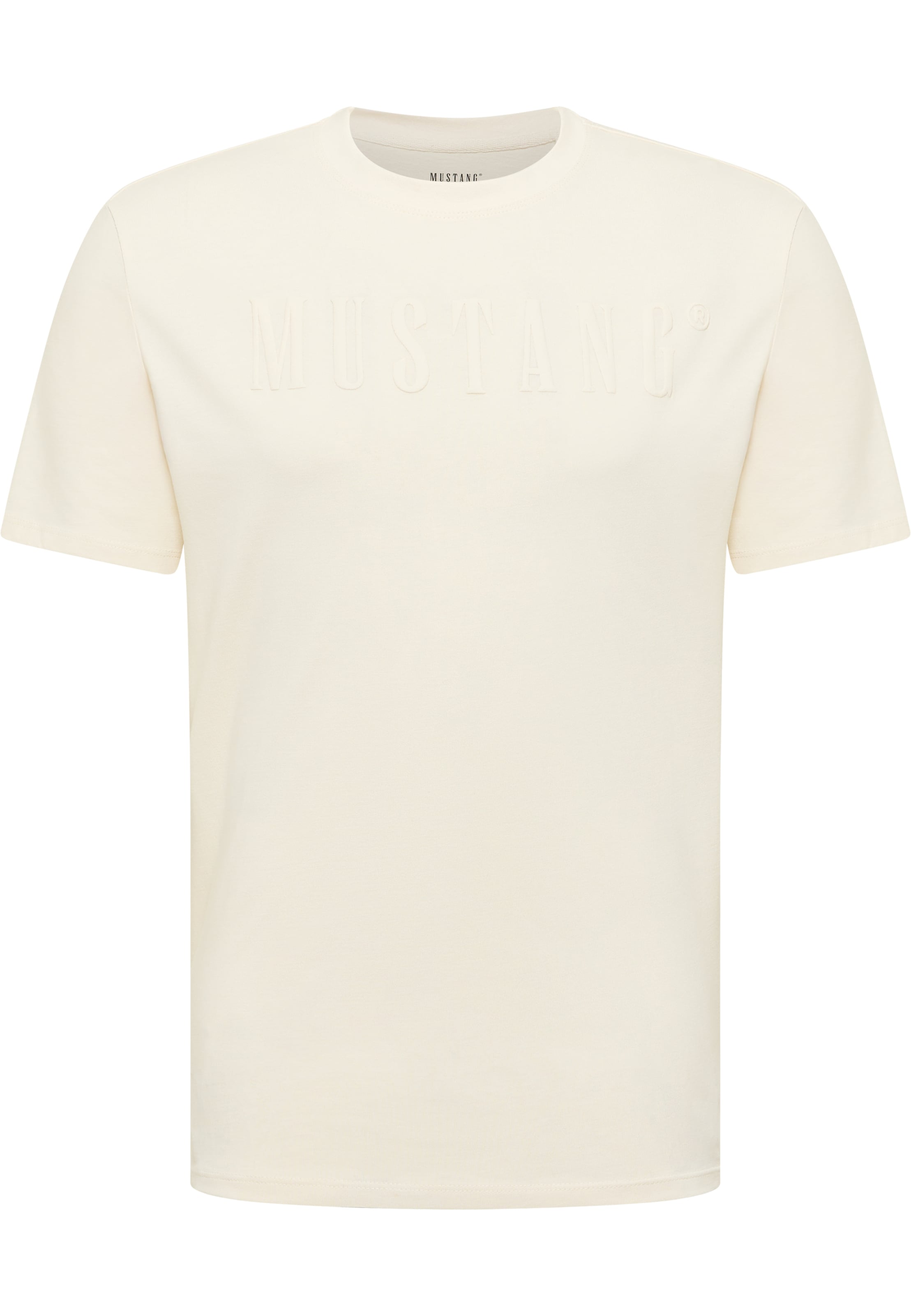 MUSTANG T-Shirt ' Austin ' in offwhite, Produktansicht