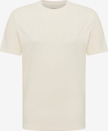 MUSTANG T-Shirt ' Austin ' in Weiß: Vorderseite