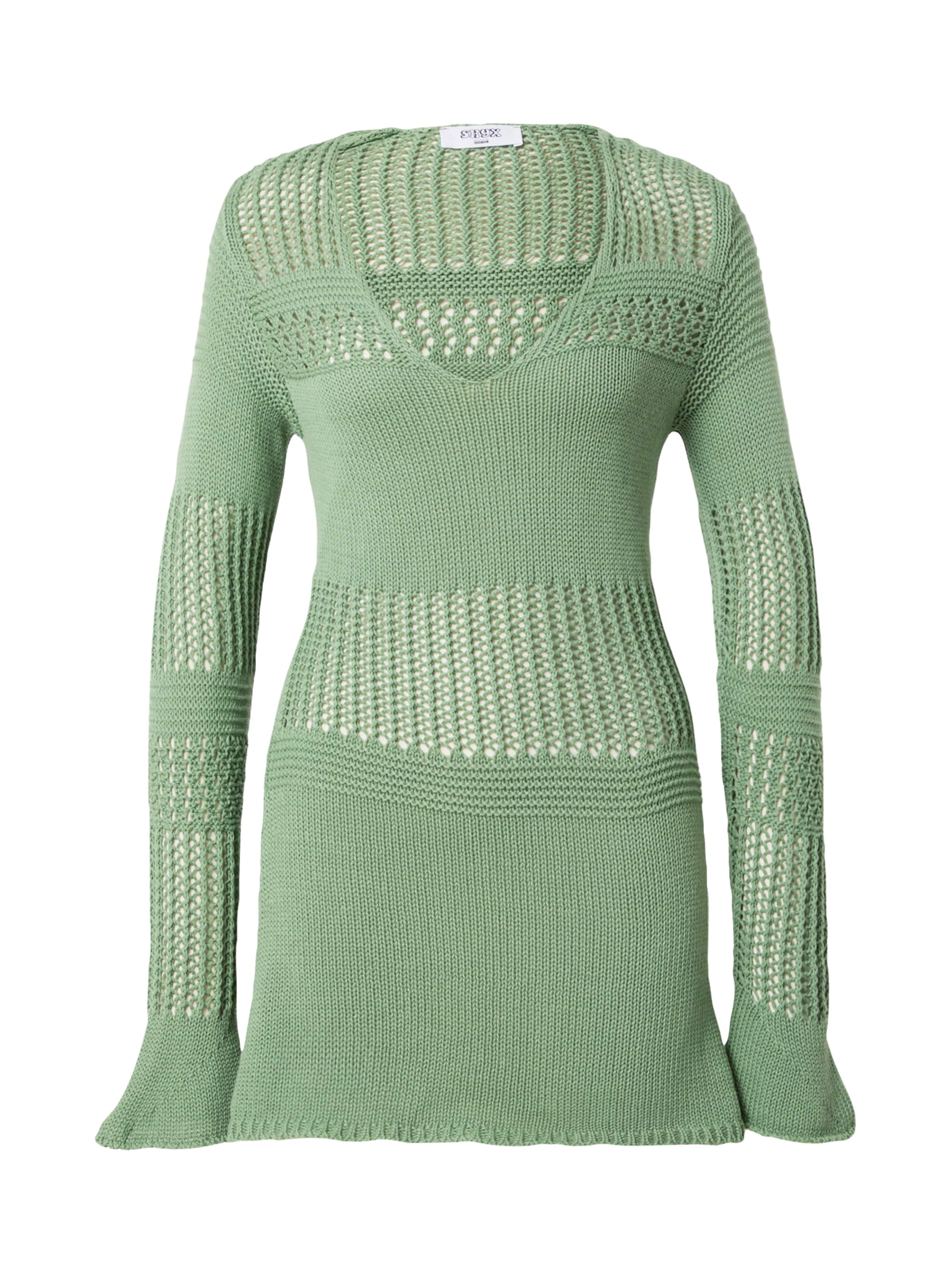 SHYX Knitted dress 'Sandra' in Green: front