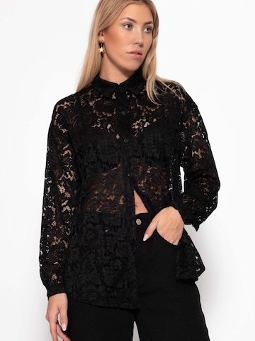 SASSYCLASSY Bluse‌‌‌‌ in Schwarz