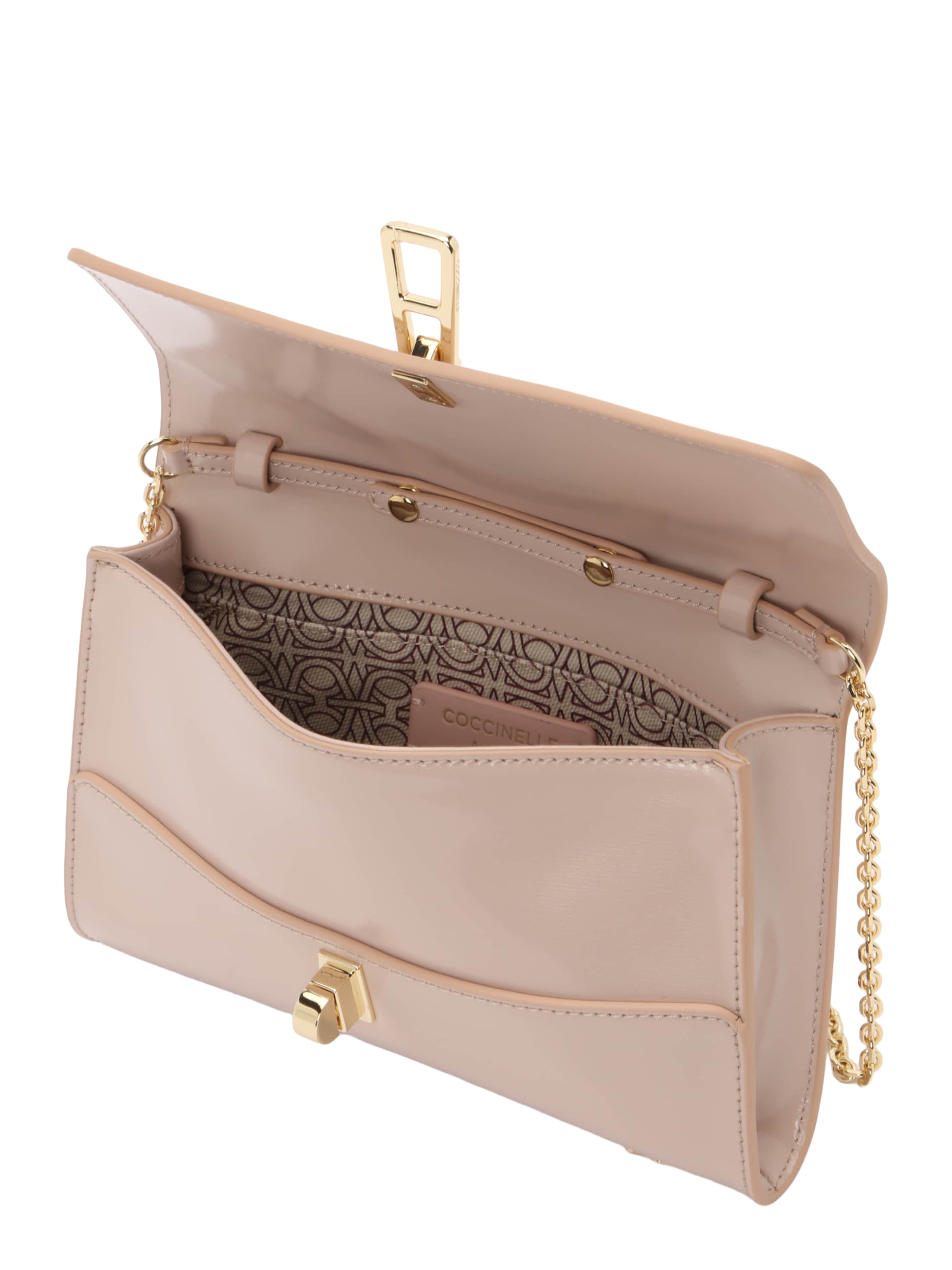 Coccinelle Clutch 'MAGIE' in Beige: top