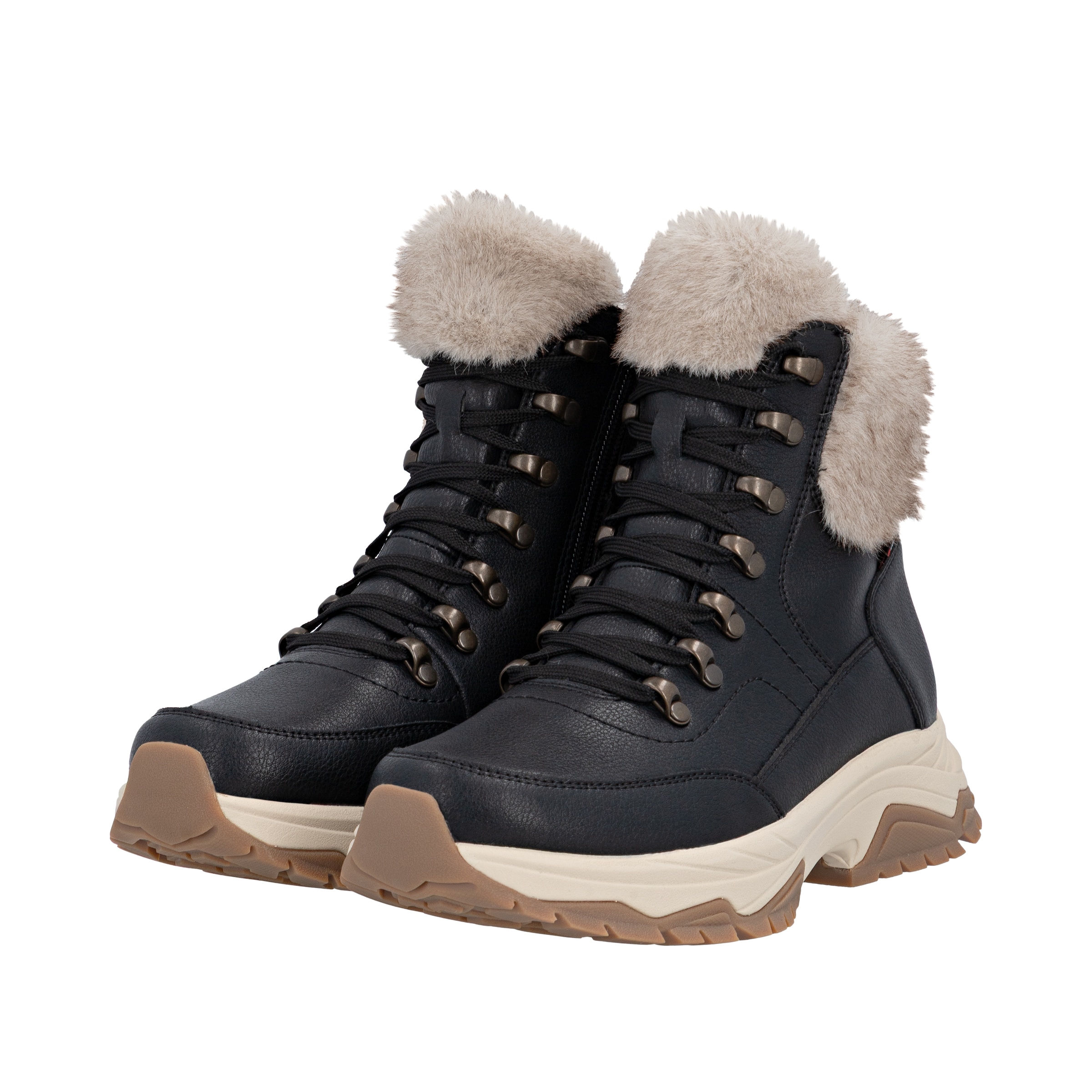 Bottes à lacets 'W3971' Rieker en noir