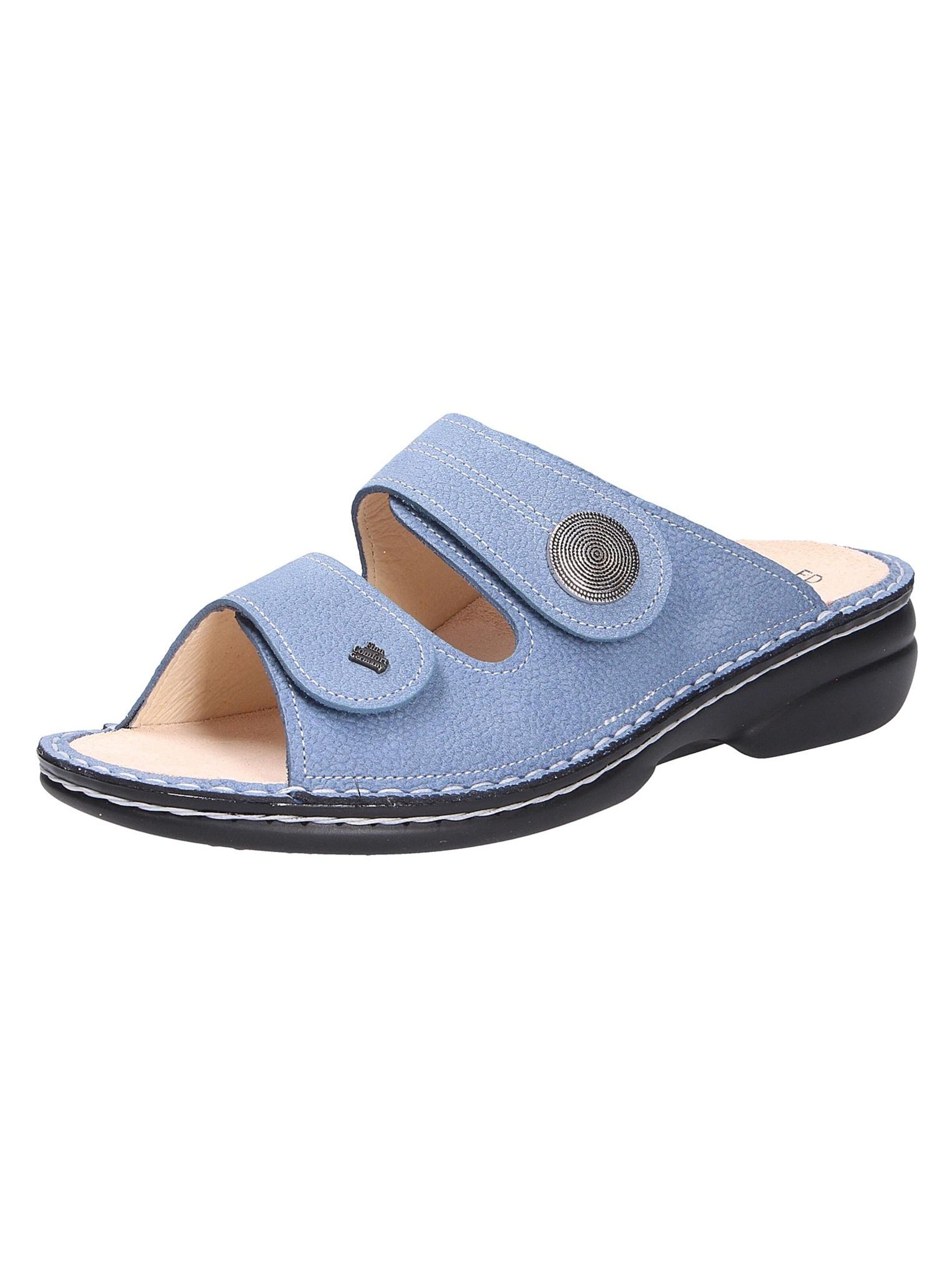 Finn Comfort Mule 'Sansibar' in Blue: front