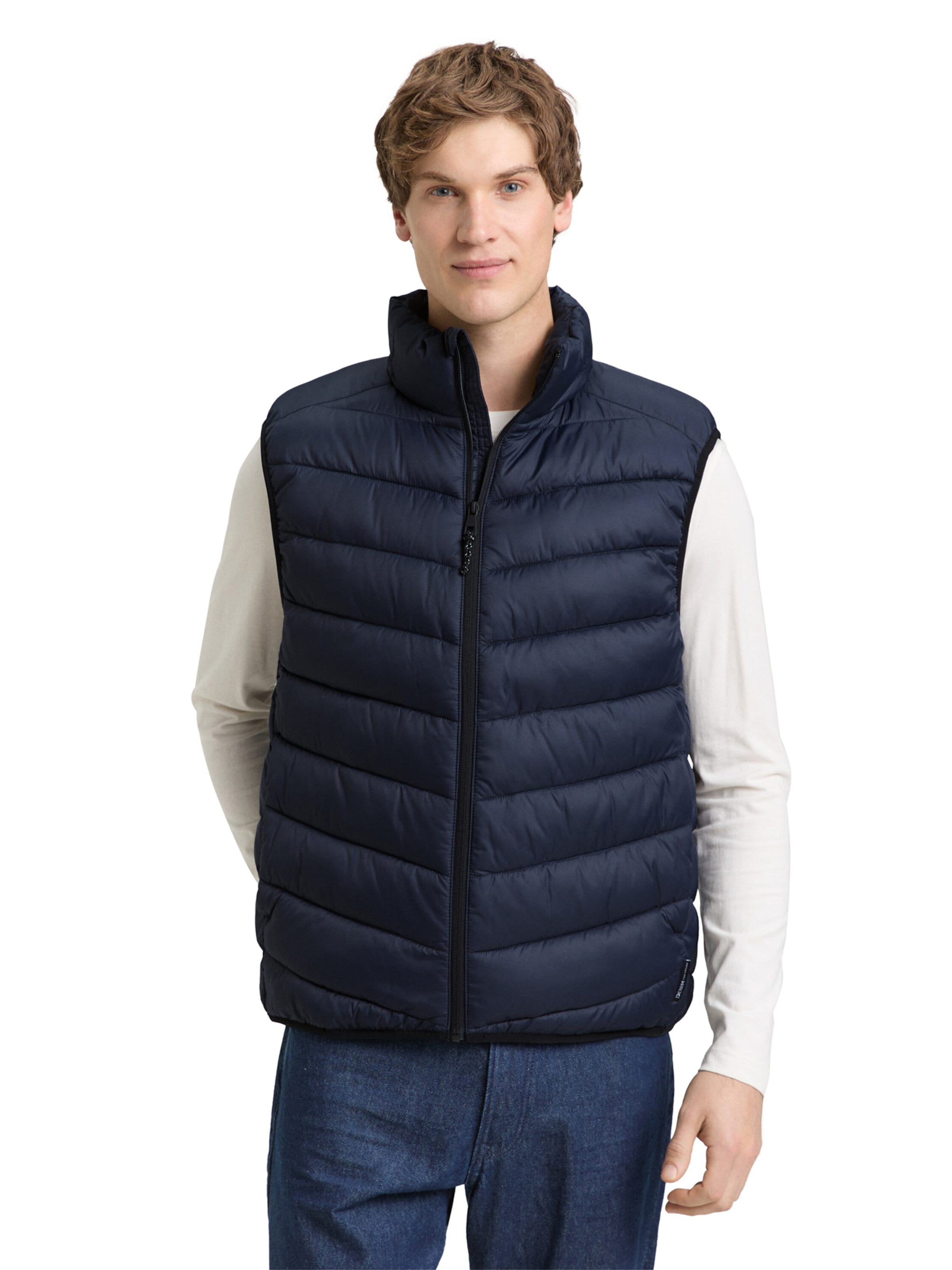 TOM TAILOR DENIM - Chaleco en azul: frente