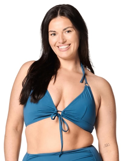 Moodies Undies Bikini top in 75 in Petrol, Item view