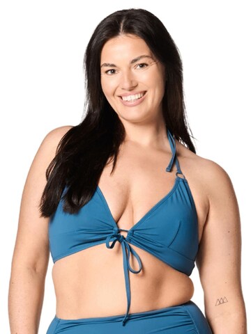Moodies Undies Bralette Bikini top in Green: front