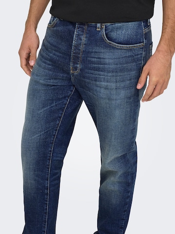 Only & Sons Tapered Jeans 'ONSYOKE' in Blue
