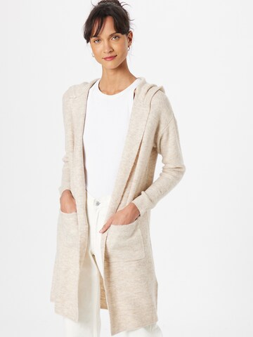 VERO MODA Strickjacke 'LEFILE' in Beige: predná strana