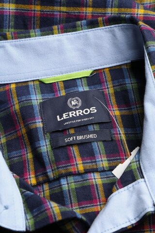 LERROS Button Up Shirt in XXL in Blue