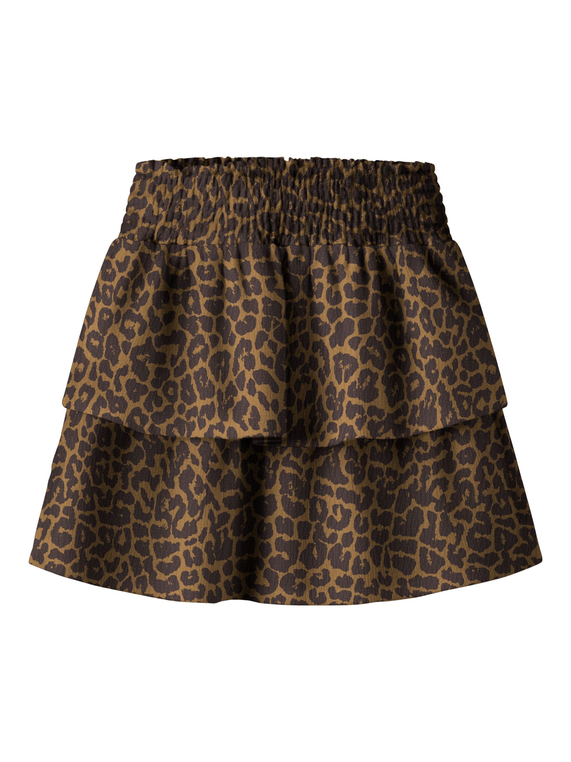 NAME IT - Falda en marrón: frente