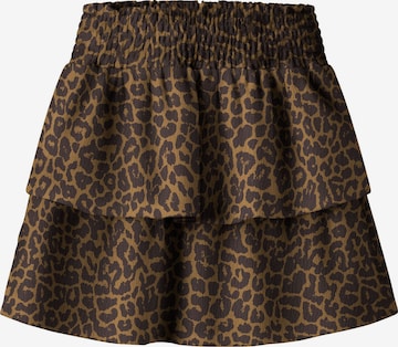 NAME IT - Falda en marrón: frente