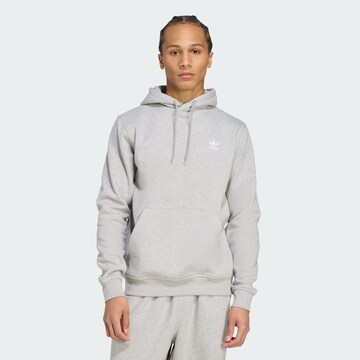 ADIDAS ORIGINALS Суичър 'Trefoil Essentials' в сиво: отпред