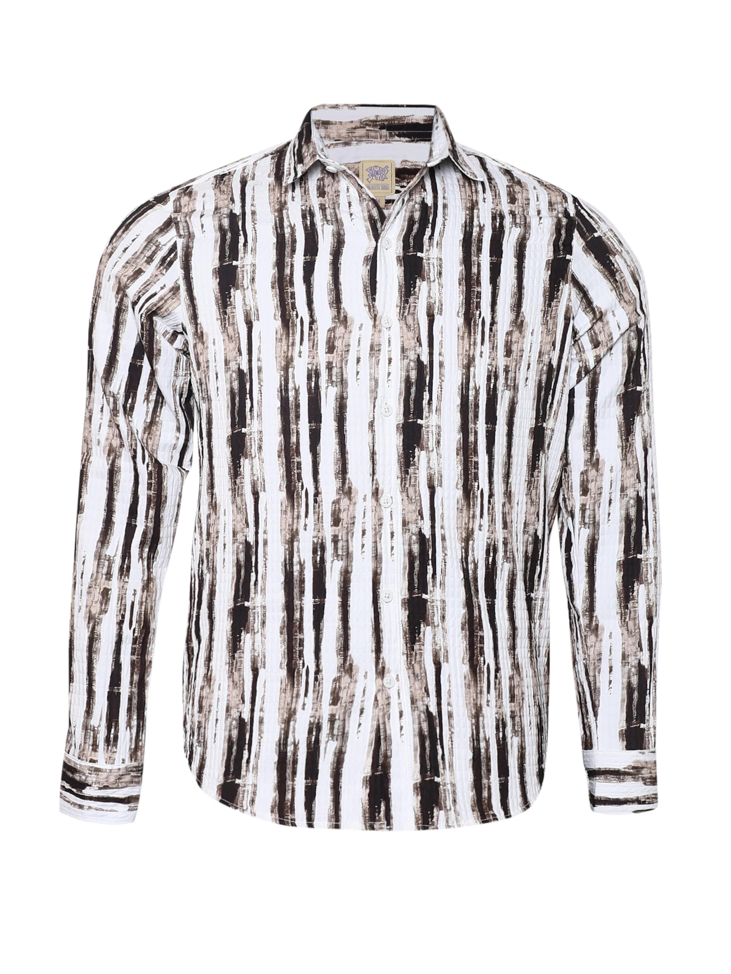 Campus Sutra - Ajuste regular Camisa ' Tyson ' en Mezcla de colores: frente