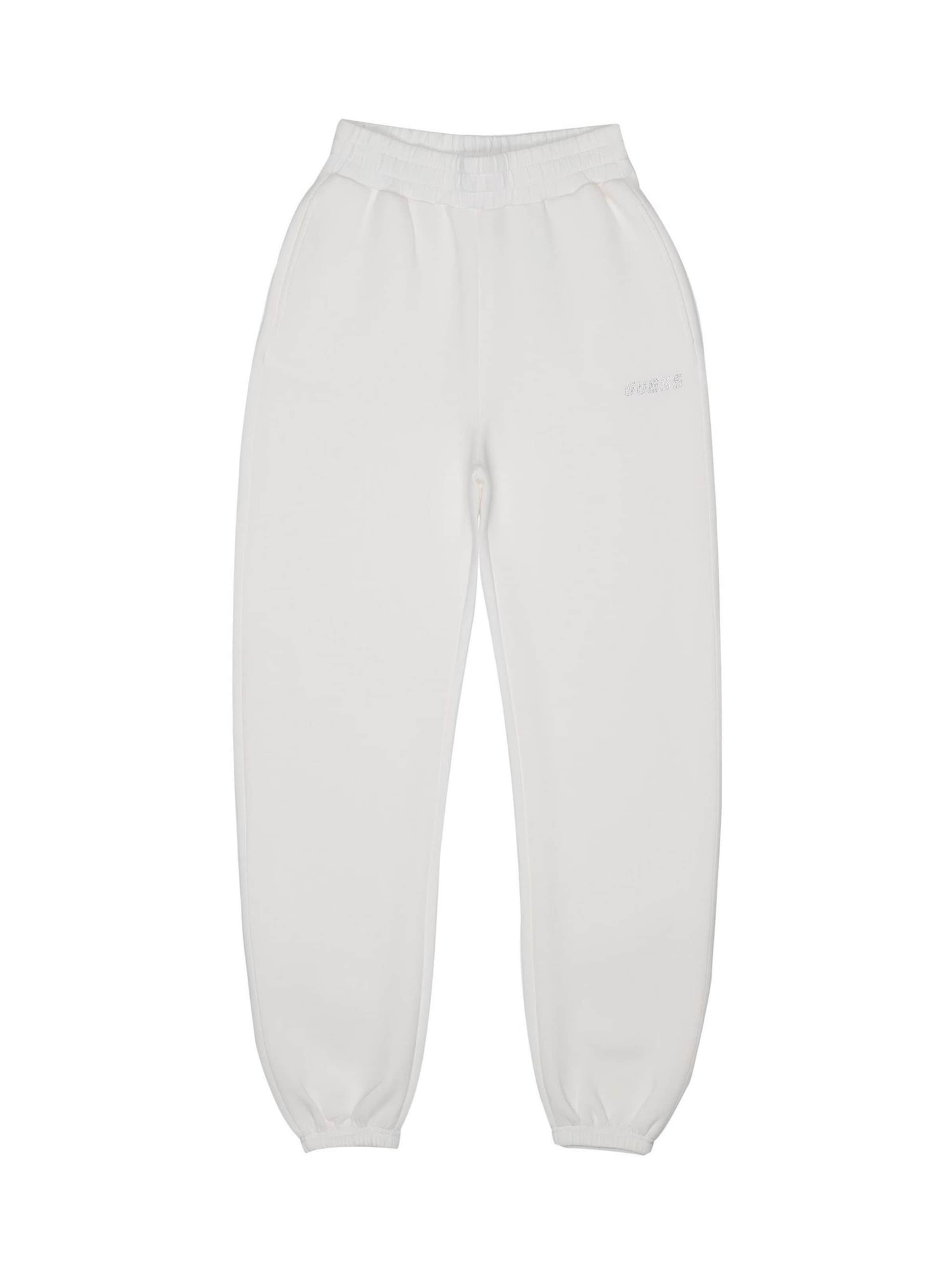 GUESS - Pantalón deportivo 'CECILIA SCUBA JOGGER PANTS V4BB13 K7UW2' en beige: frente
