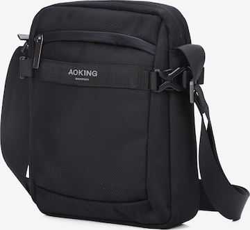 Aoking Umhängetasche in Schwarz: Vorderseite