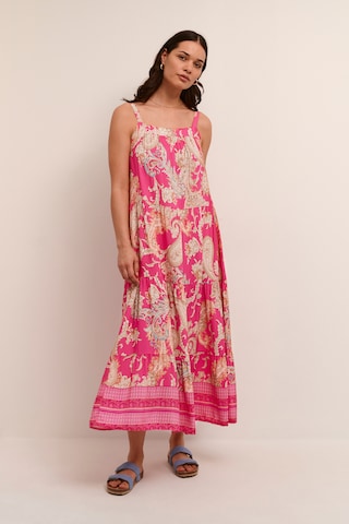 Cream Summer Dress 'Alora' in Pink: front