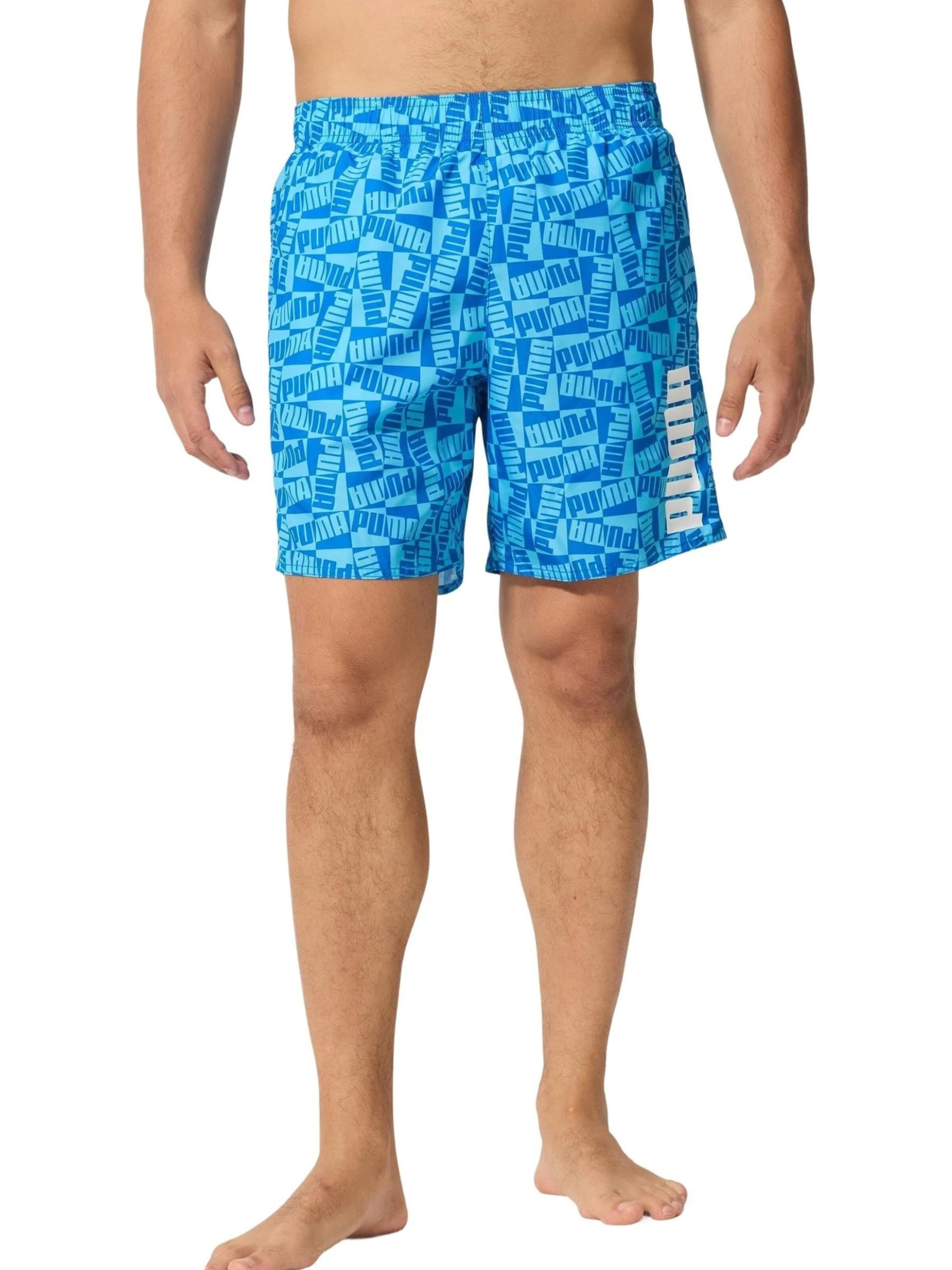 PUMA - Calções de surf em azul: frente