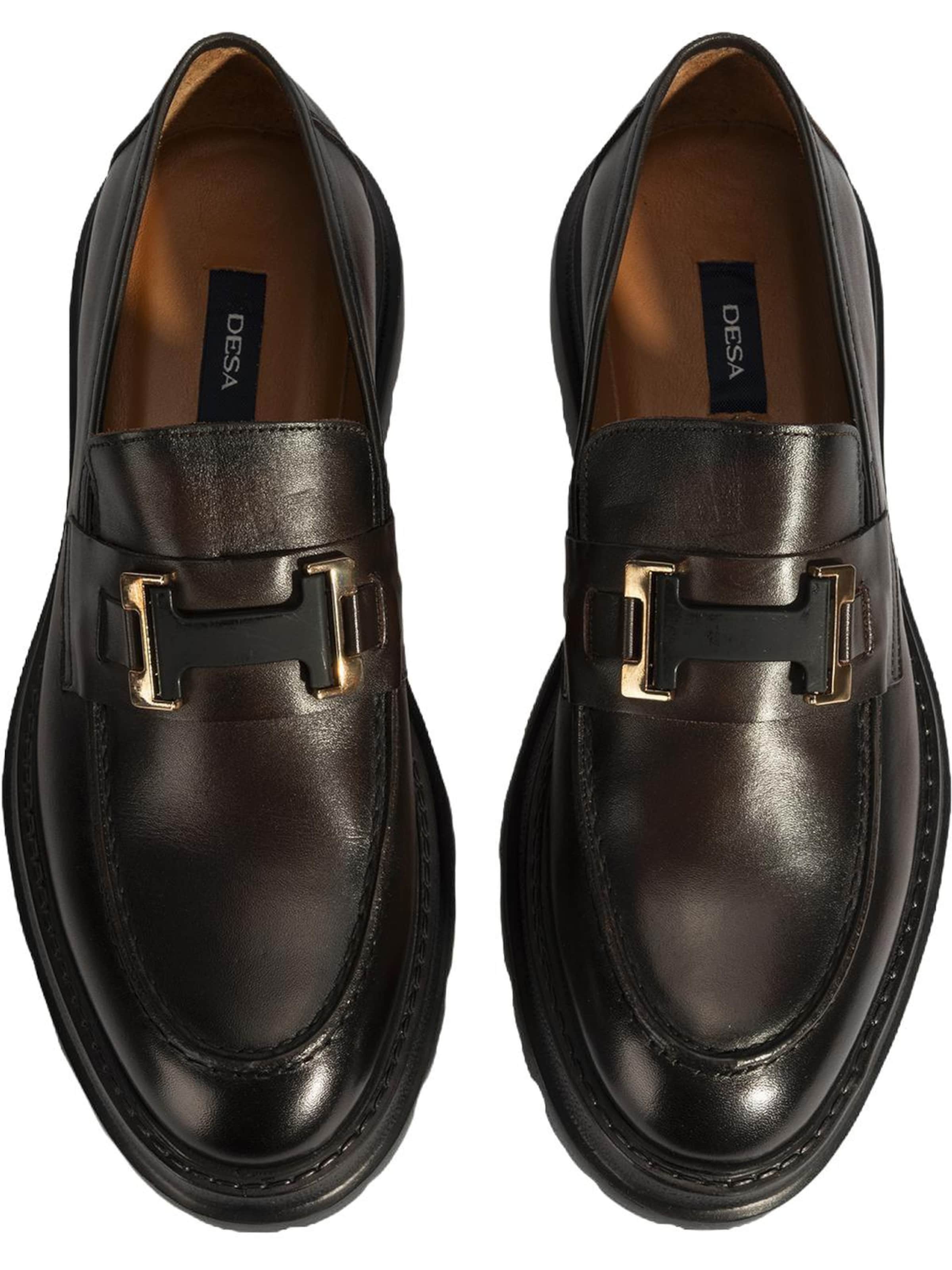 Desa Slipper 'Slip-Ons'‌ in Braun
